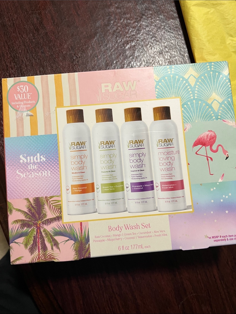 Sugar Simply Body Wash Set - Pink Moisture-Loving & Mixed Scents